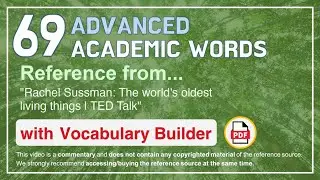 69 Advanced Academic Words Ref from 