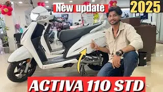 Honda Activa 110 STD Model 2025 OBD-2B New features Price Mileage Review #activa #scooter#automobile