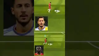 Eden Hazard vs Sadio Mane speed test #dreamleaguesoccer #football