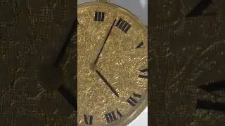 Rel&oacute;gio Movado modelo calatrava caixa em ouro amarelo autom&aacute;tico micro rotor mostrador em ouro