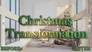 🎄Christmas Transformation Light 2025/2026 ✨ | Stunning Luxury Living Room Before & After Glow-Up
