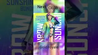 FREE FIRE OB 33 GOLD ROYALE