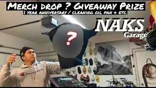 merch drop? giveaway prize / 1 year anniversary / cleaning pan + ECT.