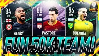 FUN 50K TEAM SQUAD BUILDER ON FIFA 21 ULTIMATE TEAM!