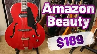 Прекрасная гитара с полым корпусом от Amazon &mdash; обзор и демо Redid RZT-22 #обзоргитары #дешево #отлично
