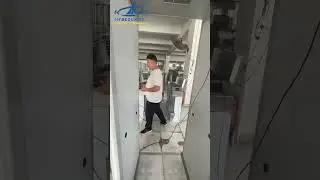 Connection of Turnstile Gate and Security Gate#hfsecurity #turnstile #securitydoors