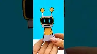 How to Make INCREDIBOX SPRUNKI Fun Bot with Papercraft - Easy DIY Tutorial #sprunki #diy #papercraft