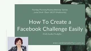 How to Run a Facebook Challenge