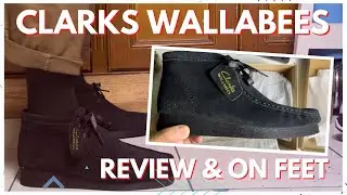 CLARKS WALLABEES BOOT 2 REVIEW UNBOXING ON FEET
