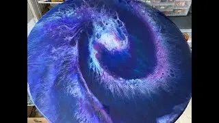 301 - Amazing Effect, Cells & Depth - Celestial Dragon -  Resin Art - Lush Colours