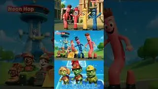 Paw Patrol Scary Chase 🆚 Ryder 🆚 Marshall Fun X Dance Cover | Tiles Hop _ ep 244 #pawpatrol​ #shorts