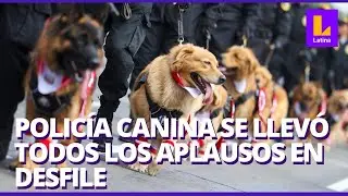 La Policía Canina participó en Desfile Cívico Militar