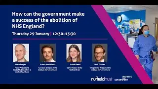 How can the government make a success of the abolition of NHS England?