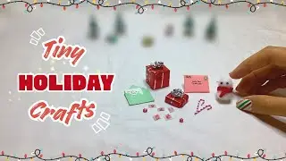 Christmas Miniatures: Holiday Craft Tutorial | Teacup Kitty Miniatures 