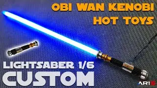 Obi Wan Kenobi Lightsaber CCFL custom hot toys 1/6 by Art15 Custom
