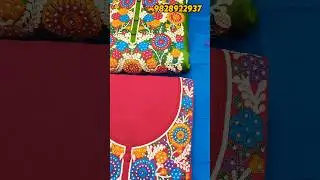 Simple thread work suit design | embroidery suit neck design #threadwork