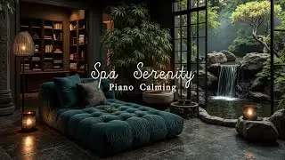 Peaceful Piano for Spa &ndash; Calming Melodies & Waterfall Sounds 🌿 Zen Ambience