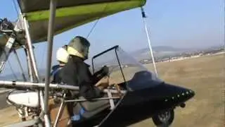 Ultrlight Sunny  Взлет - посадка (Take off - landing)