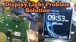 Nokia Rm 1110 Display Light problem solution | Nokia 1110 display light jumper solution