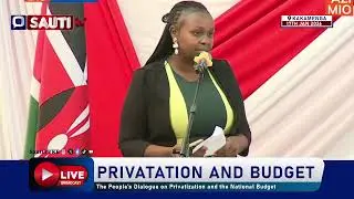 LIVE: Sifuna, Oburu Odinga Storm Kakamega for the Privatization and Budget People's Dialogue
