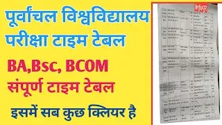vbspu news today|vbspu time table 2021|vbspu ba bsc bcom time table|vbspu exam date 2021|vbspu ug