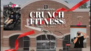NEW Crunch Fitness in Humble, TX! Grand Opening + First Workouts! At the end check short clip.