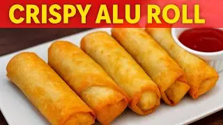 “Bahar Se Crispy, Andar Se Mazedaar | Street Style Aloo Roll Recipe 😋”