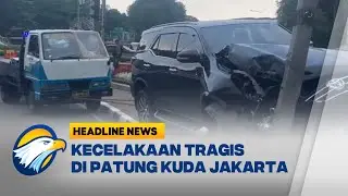 [HEADLINE NEWS 16/01] SUV Tabrak Tiang Traffic Light di Patung Kuda Jakarta