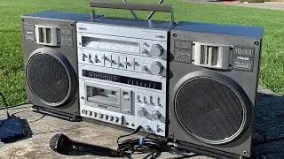 Fisher PH-490 vintage boombox from 1981