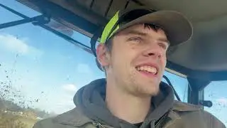 Slingin some poo on a cold friday morning in West Virginia