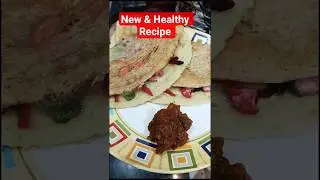 New Breakfast Recipe |इतना टेस्टी 👌 बना कि खत्म ही हो गया। moong dal aur Suji ka dosa🌮😋#healthydosa
