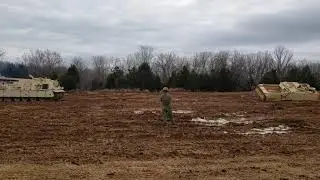M88 Hercules winching out an M9 ACE