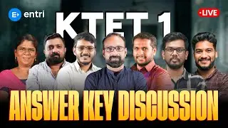🔥KTET 1 Answer Key Analysis 🔥| Teaching Exams | Entri