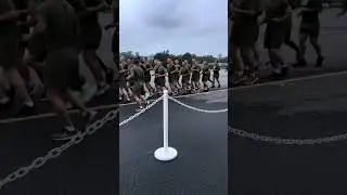 marines motivational run at ocs 2023