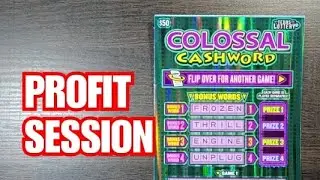 COLOSSAL CASHWORD - Texas Lottery Scratchoffs