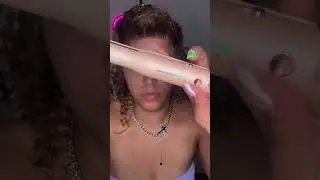 Cordless mini flat iron! #grwm #wandcurls #miniflatiron #wigs #wiginstall