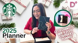 Starbucks Planner 2025 Unboxing & Review + Giveaway&rsquo;