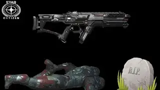 Star Citizen - Karna Rifle VS HEAVY ARMOR #starcitizen