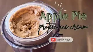 Apple Pie Protein Ice Cream | only 264 calories per pint!
