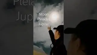 Jupiter & Moon with Pleiades through my telescope!
