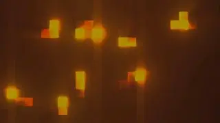 🔥FREE Glowing Orange Blocks Animation | Relaxing Loop Background Overlay | NO COPYRIGHT