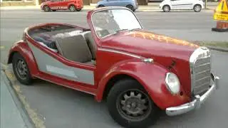 Bubbla VW i Kungsbacka. Ombyggd med Mercedes front