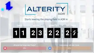 Alterity ADR Launch Countdown