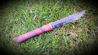 Rest And Relaxation Knifemaking: Burl Handle For Lauri Blade