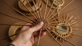 Sun Mirror Design: Integrating Rattan Accents