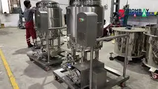 Zero Hold-up Filter Press / Sparkler Filter Press - 18&rdquo; X 15 Plates (Jacketed) with FLP Pump.