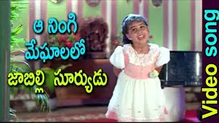 ఆ నింగి మేఘాలలో జాబిల్లి  సూర్యుడు Video Song | Bangaru Papa Movie songs | Gautami, Baby Shamili,