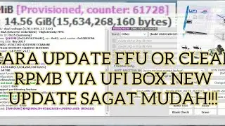 CARA UPDATE FFU CLEAN RPMB VIA UFI BOX