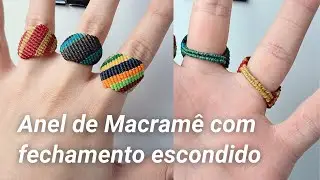 Anel de Macram&ecirc; - TUTORIAL