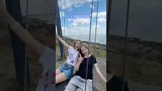 нашли самые высокие качели и трогаем облака 4К @wowveronica